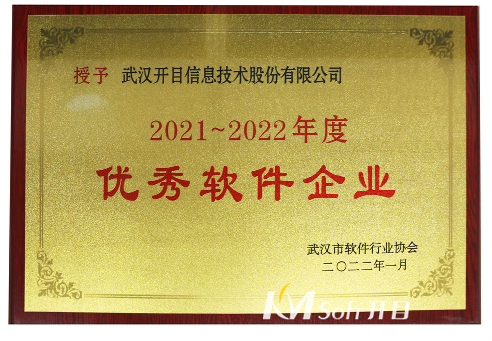 2021-2022年度優(yōu)秀軟件企業(yè)
